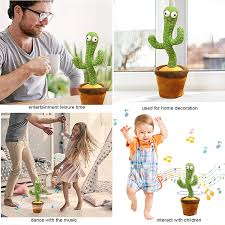 Dancing Talking Repeating What You Say Cactus Toys For Baby Boys And Girls